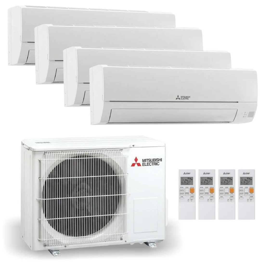 Climatisation monosplit réversible murale installée par AC Solutions dans une pièce de vie en Wallonie