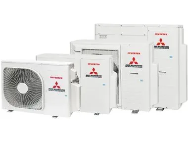 Climatisation multisplit reliant plusieurs unités intérieures à un seul groupe extérieur, installée par AC Solutions en Wallonie